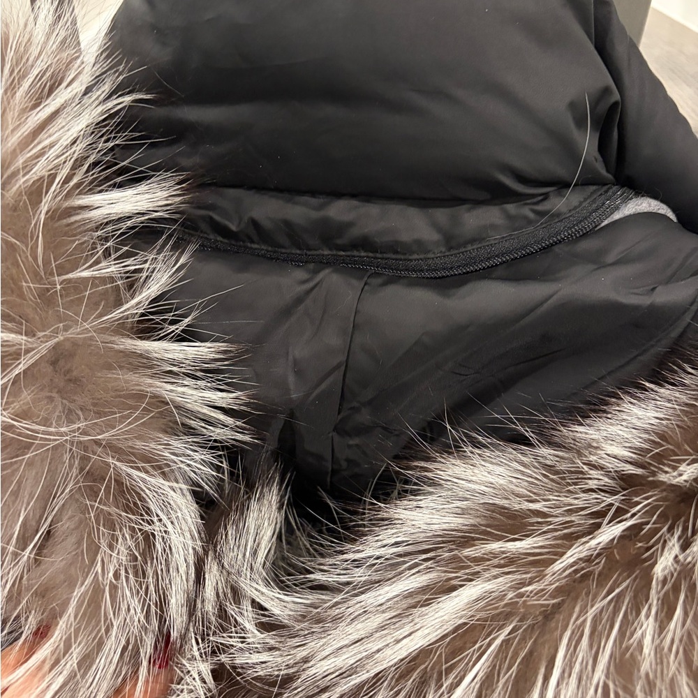 Soia & Kyo Charlena Fox Fur-Trim, Wool-Blend Coat - Picture 7 of 11